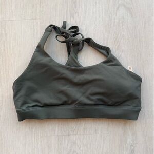 ALO Yoga Cactus Green Sports Bra